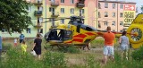 Lądowanie śmigłowca LPR w Białogardzie. Dziecko zostało ciężko poparzone 