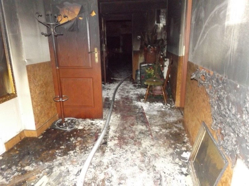 Pożar w hotelu w gminie Masłów. To było podpalenie?