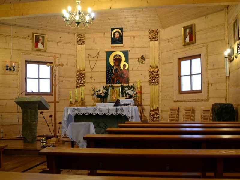 Wnętrze kościoła w Woli Michowej
