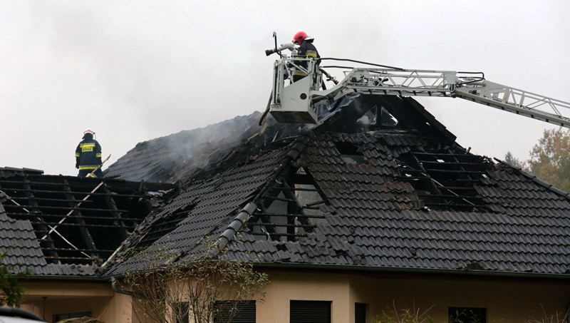 Do pożaru domu doszło w piątek, 31 października w Płotach...