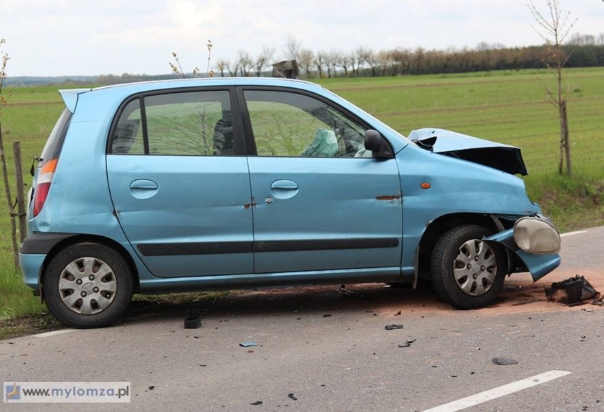 Jeziorko. Wypadek na trasie Łomża - Jedwabne