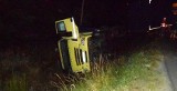 Ciężarówka wypadła z drogi na starej „trójce” koło Sulechowa 