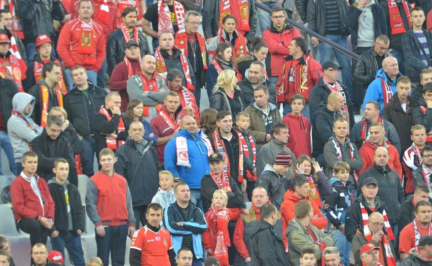 Kibice na meczu Widzew - Lechia [ZDJĘCIA+FILM]