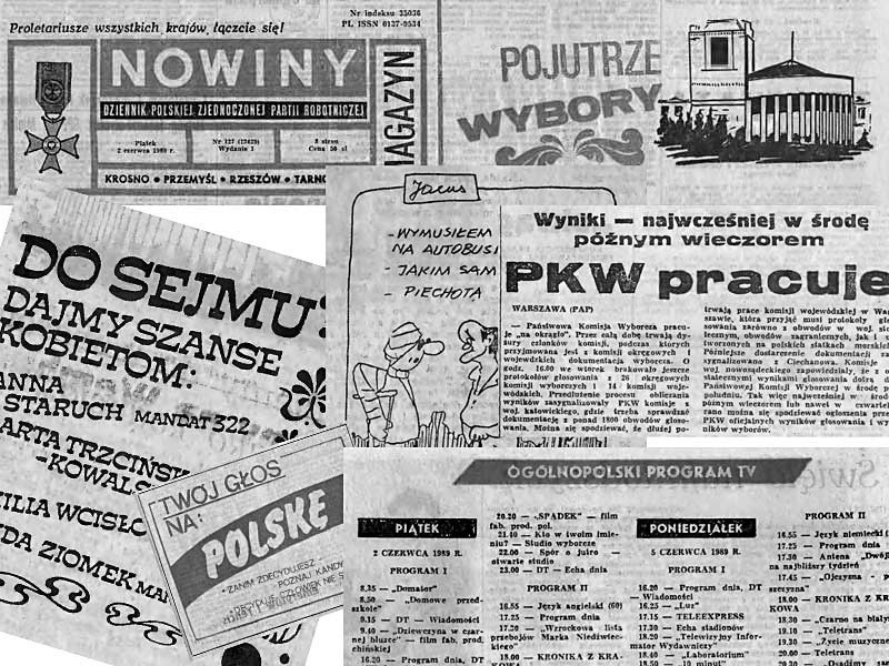 Wybory 1989 na łamach ówczesnych Nowin