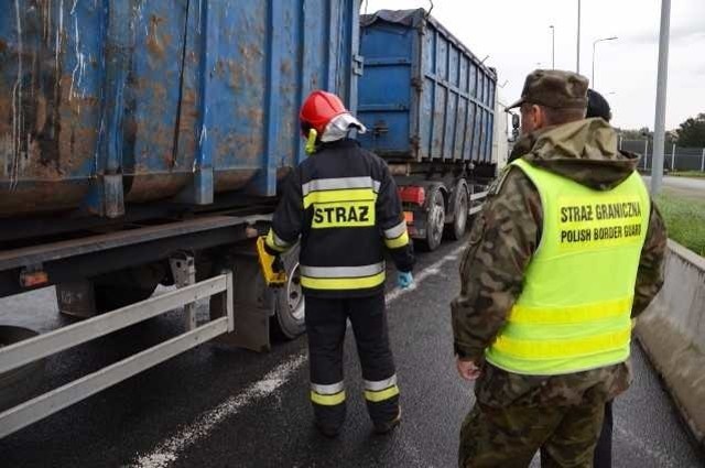 Niebezpieczny transport zawrócono do Czech