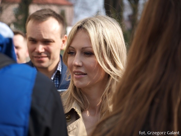 Magdalena Ogórek, kandydatka na prezydenta RP w Białogardzie