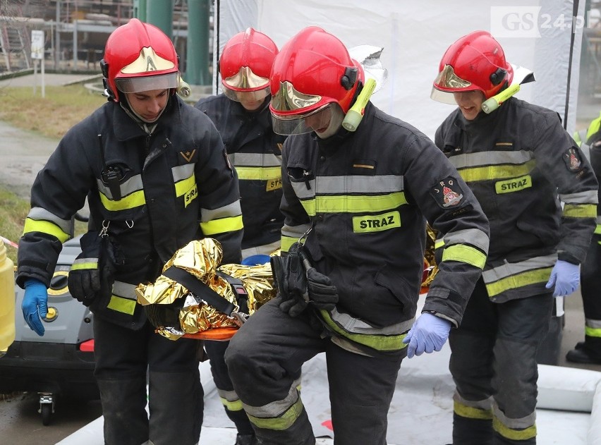 Prawie 200 strażaków na ćwiczeniach "Azoty-18" w Policach [WIDEO, ZDJĘCIA]