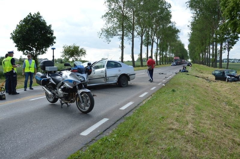 Zdunki. Wypadek DK 65. Zderzyły się trzy samochody (zdjęcia)