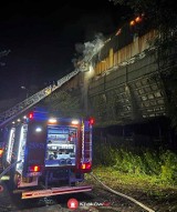 Kraków. Nocy pożar w kombinacie w Nowej Hucie. Płonął pas do transportu węgla