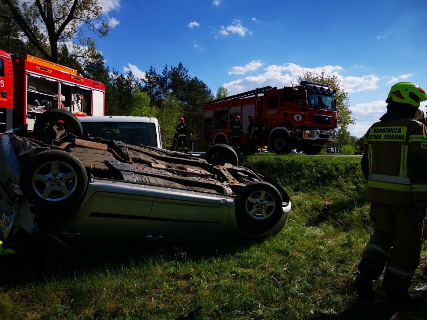 Wypadek na DK 91 w gminie Kamieńsk