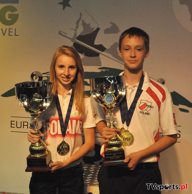 Na zdjęciu Oliwia Czupryńska i Daniel Macioł.