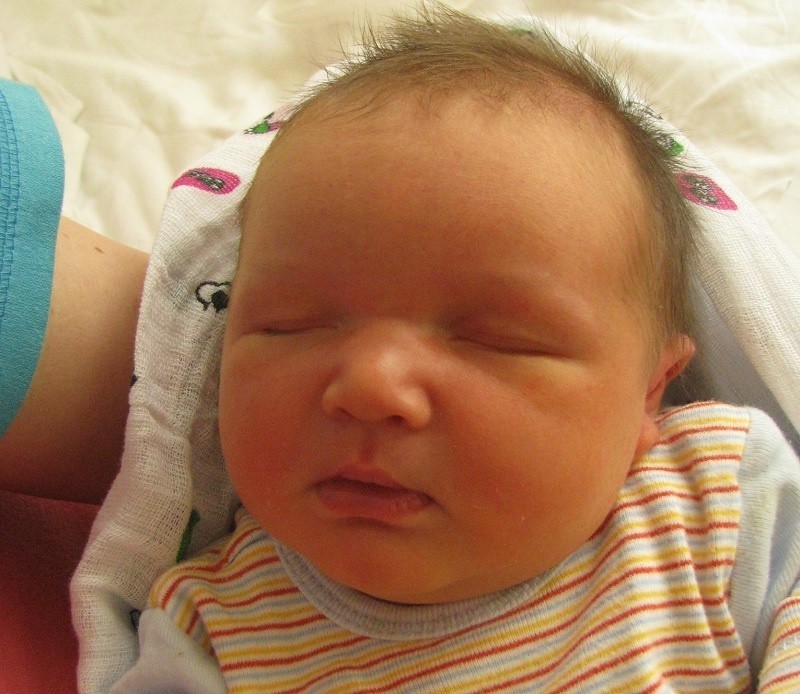 Alicja Rzepecka urodziła się 5 maja, ważyła 3910 g i...