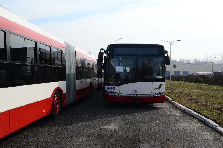 Sosnowiec: Dziś nowiutkie solarisy wjechały do zajezdni PKM