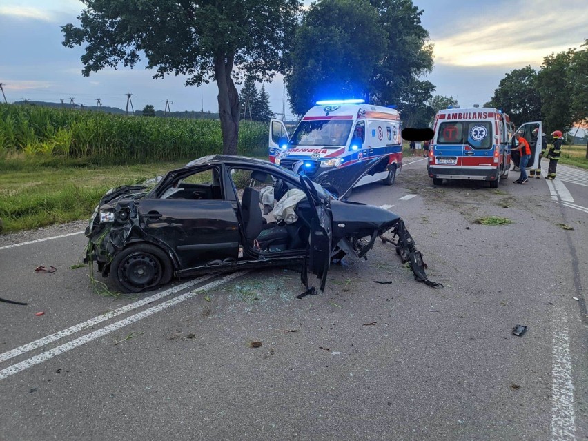 Knyszyn. Wypadek na ulicy Obozowej. Samochód osobowy uderzył...