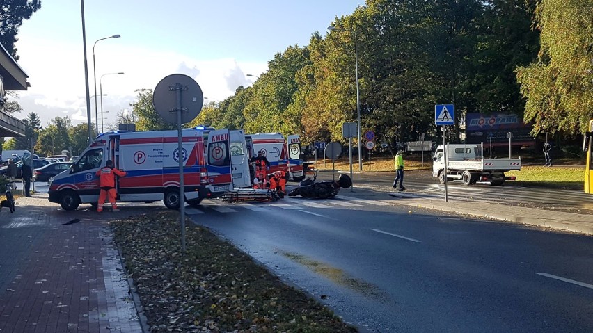 Niebezpiecznie na drogach w Koszalinie. Obok zderzenia...