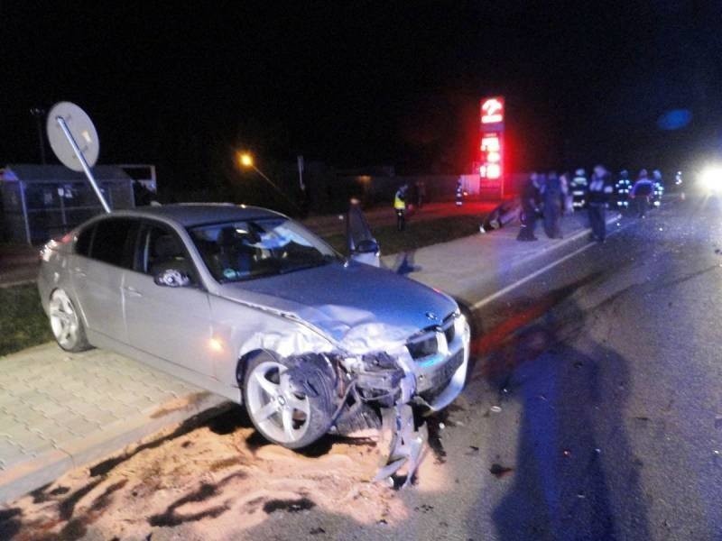 Wypadek na DK 75 w Nowej Wsi. Trzy osoby zabrane do szpitala [ZDJĘCIA]