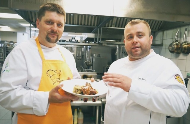 Starosta Michał Godowski oraz Rafał Korus - szef kuchni Best Western Grand Hotel w Kielcach zapraszają do Rakowa.