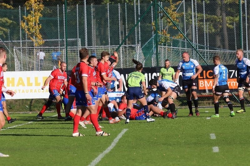 Rugby. Udany debiut Moniki w roli prowadzącej mecz ekstraligi [ZDJĘCIA]