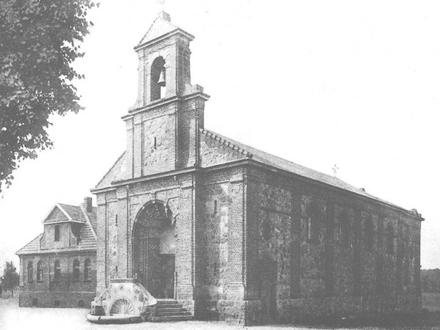 Katolicka świątynia pw. Świętego Ducha (patron nie zmienił się do dziś) przy obecnej ulicy Klasztornej (Klosterweg). Zdjęcie z okresu międzywojennego XX wieku. 