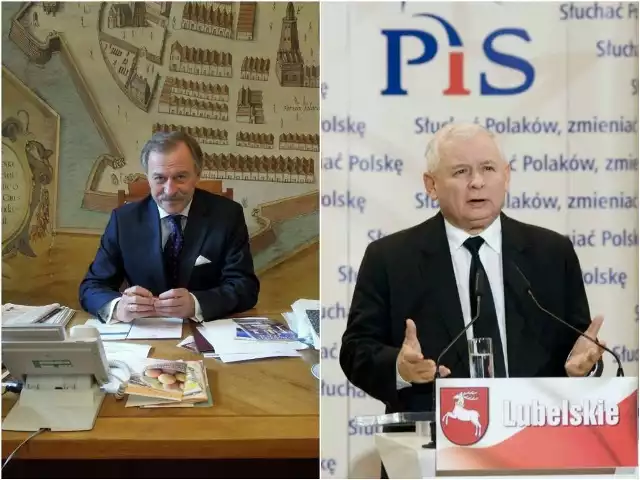 Marcin Zamoyski i Jarosław Kaczyński.