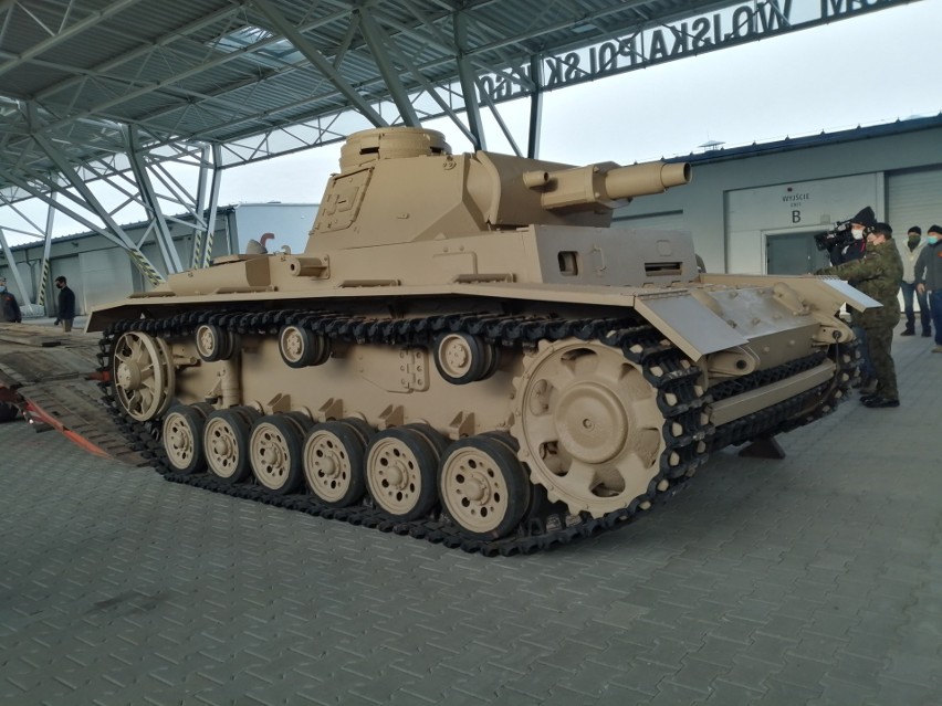Panzer III już w muzeum w Poznaniu - wygląda jak nowy