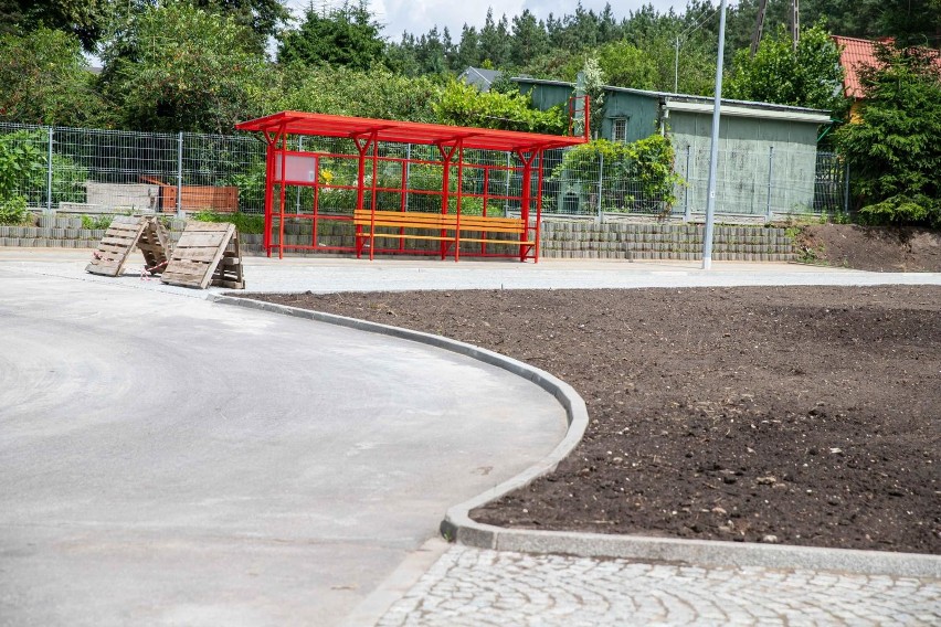 Tak wygląda pętla obok przedłużenia ul. Sybiraków.