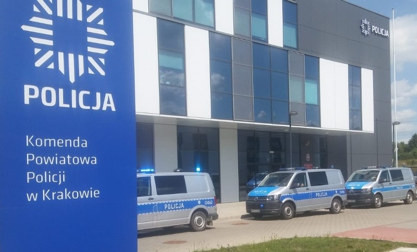 Komenda Powiatowa Policji w Krakowie i siedziba Komisariatu...