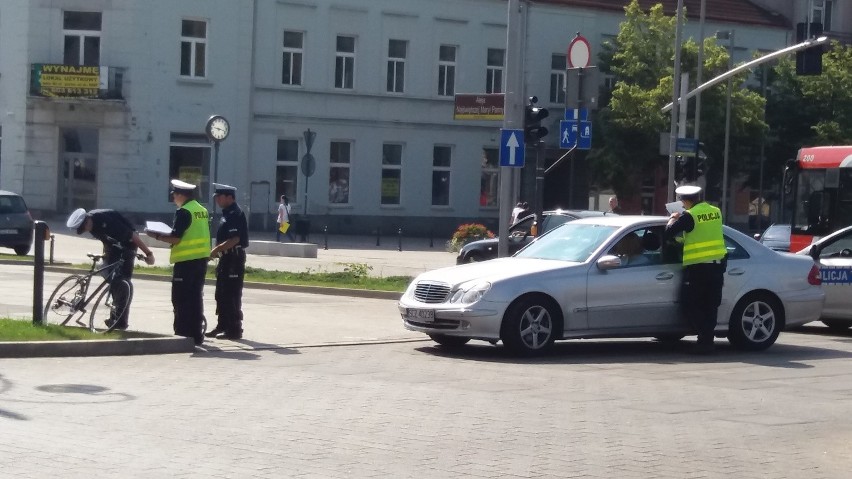 W alei NMP w Częstochowie samochód potrącił rowerzystę