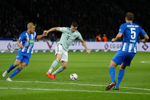 Lewandowski strzelił gola Benfice Lizbona w pierwszym meczu fazy grupowej LM