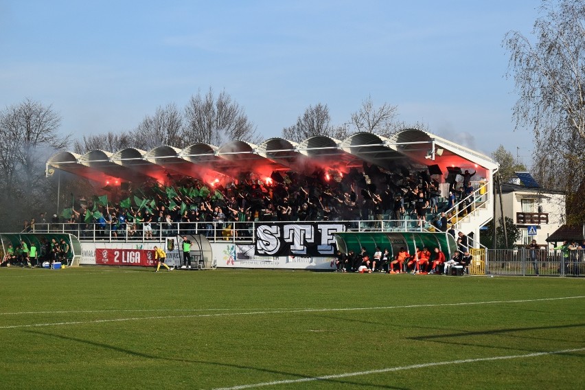 2 liga. Stal Stalowa Wola i Widzew Łódź mogli liczyć na wsparcie swoich kibiców [ZDJĘCIA]