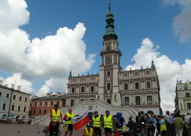 Uczestnicy wyprawy dotarli między innymi do Zamościa. 