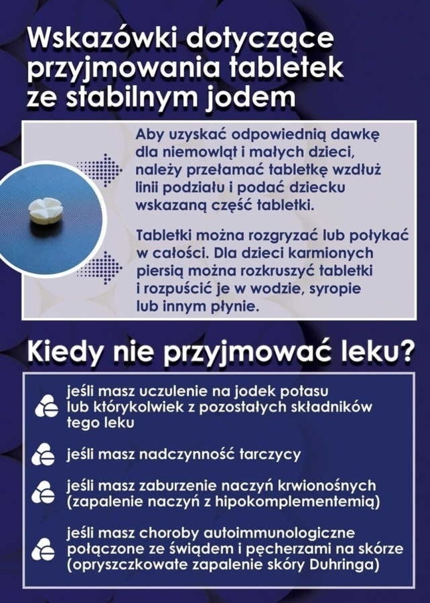 Gdzie jodek potasu będzie wydawany w powiecie buskim? Zobacz listę miejsc w poszczególnych gminach