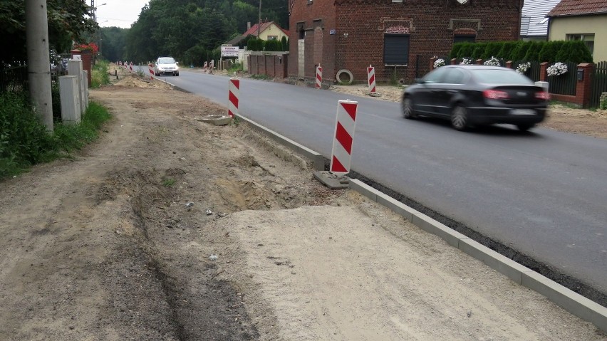 Przebudowa drogi ze Szczecina do Polic w Przesącinie