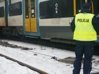 Potrącony przez pociąg zginął na miejscu