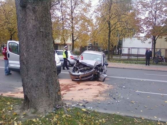 Wypadek na ul. Bałtyckiej w Słupsku.