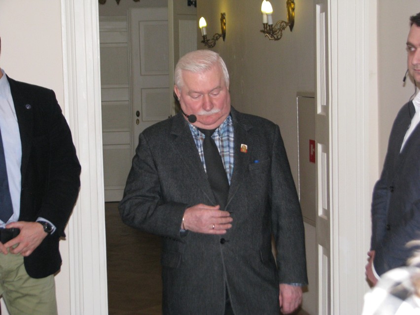 Lech Wałęsa był goście klubu "Pochwała Inteligencji na...