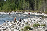 Tatry. Górskie rzeki zamieniły się w... plaże. "Brakuje tylko parawanów" - mówią turyści