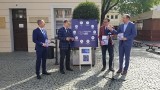 Zielona Góra. Politycy PiS-u w sobotę na deptaku prezentowali program "Polski Ład" 