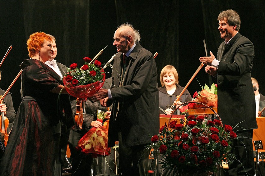 Światowej sławy kompozytor Wojciech Kilar w Katowicach...