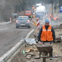 W marcu ruszyła przebudowa krajowej "szesnastki"  w Wierzbinach k. Orzysza