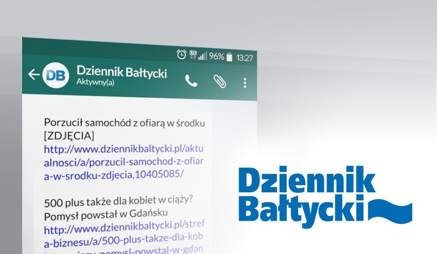 Zapisz się na subskrypcję wiadomości Dziennika Bałtyckiego przez WhatsApp!