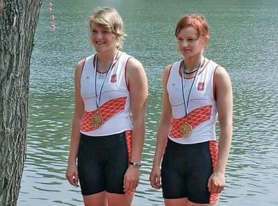 Julia Styła i Paula Wydrych z medalami Fot. archiwum