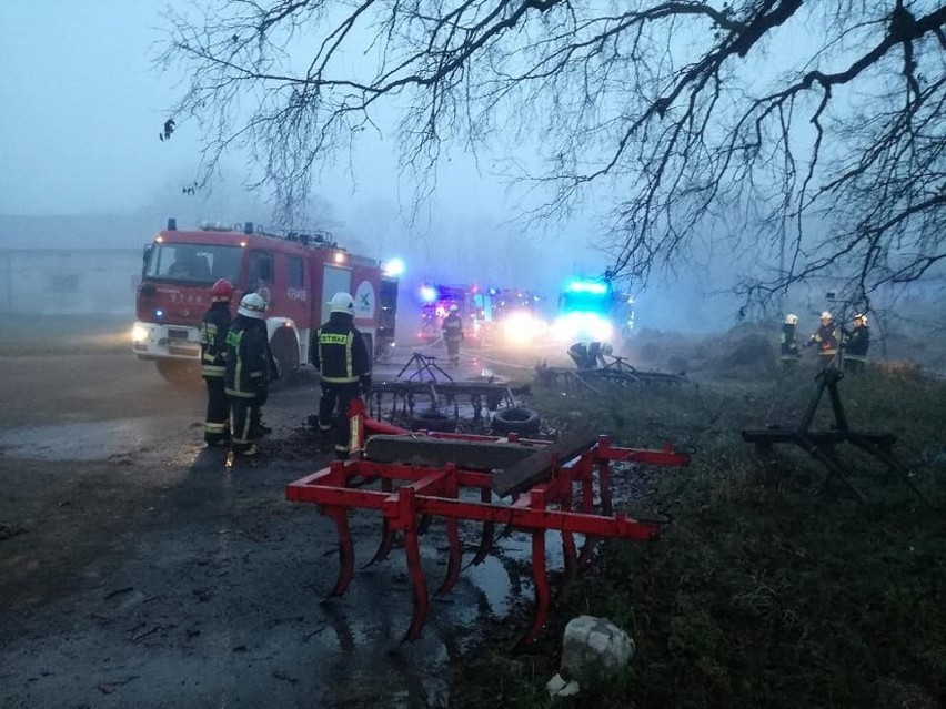 Te drużyny strażackie w powiecie sandomierskim miały...