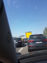 Wypadek na A4. Ogromne utrudnienia. Zderzyły się 4 samochody