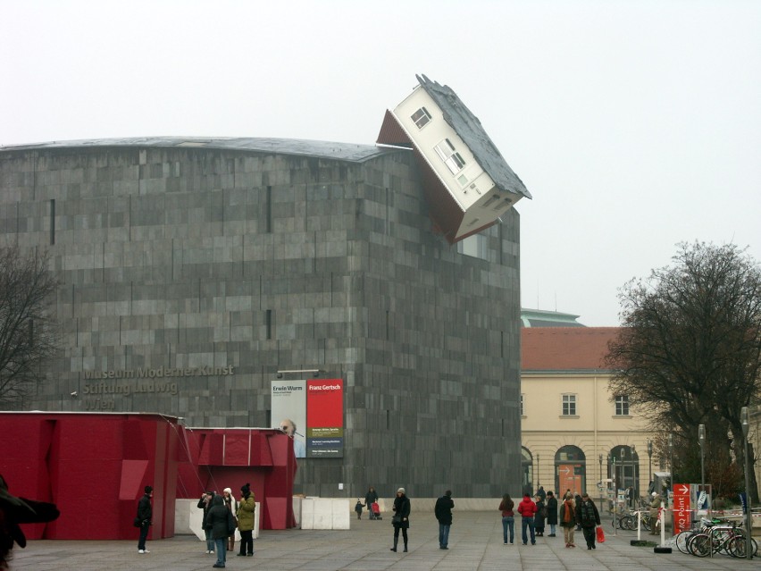 Wiedeńskie muzeum prezentujące sztukę współczesną samo stało...