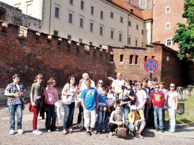 Młodym Słowakom najbardziej podobały się zabytki Krakowa.