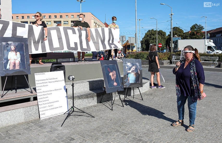 "Nie będziemy ofiarami!". Demonstracja kobiet w centrum Szczecina