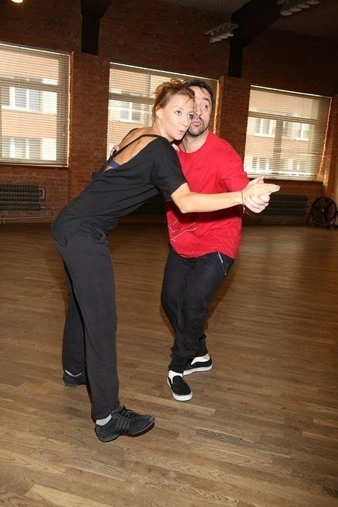 Marcin Miller i Magda Soszyńska-Michno na treningu do "Dancing With The Stars" (fot. WBF/Polsat)
