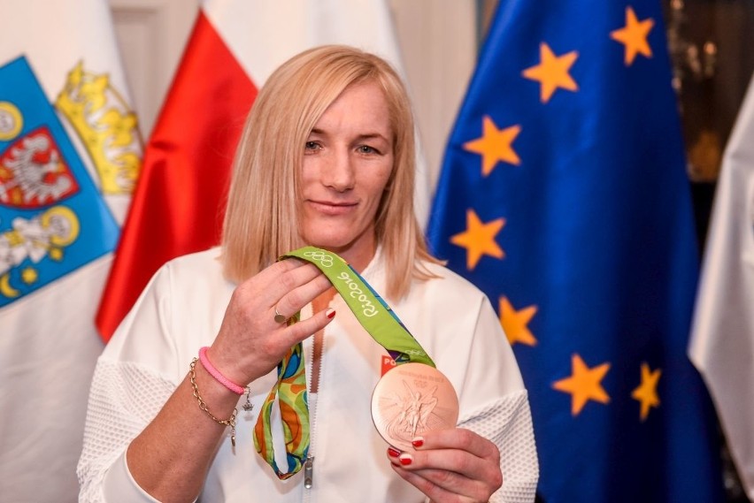 Monika Michalik odebrała gratulacje od prezydenta Poznania
