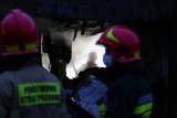 Pożar Izby Skarbowej w Bydgoszczy. Z ogniem w skarbówce walczyło sześć zastępów straży pożarnej